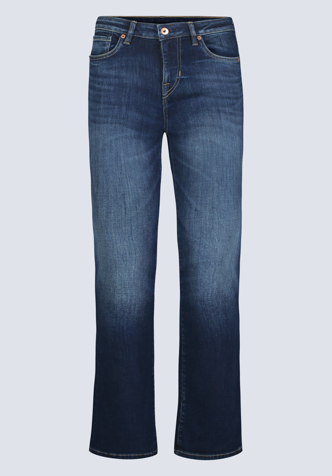 Mid Rise Bootcut Queen Women's Jeans. Vintage Indigo - BL15991