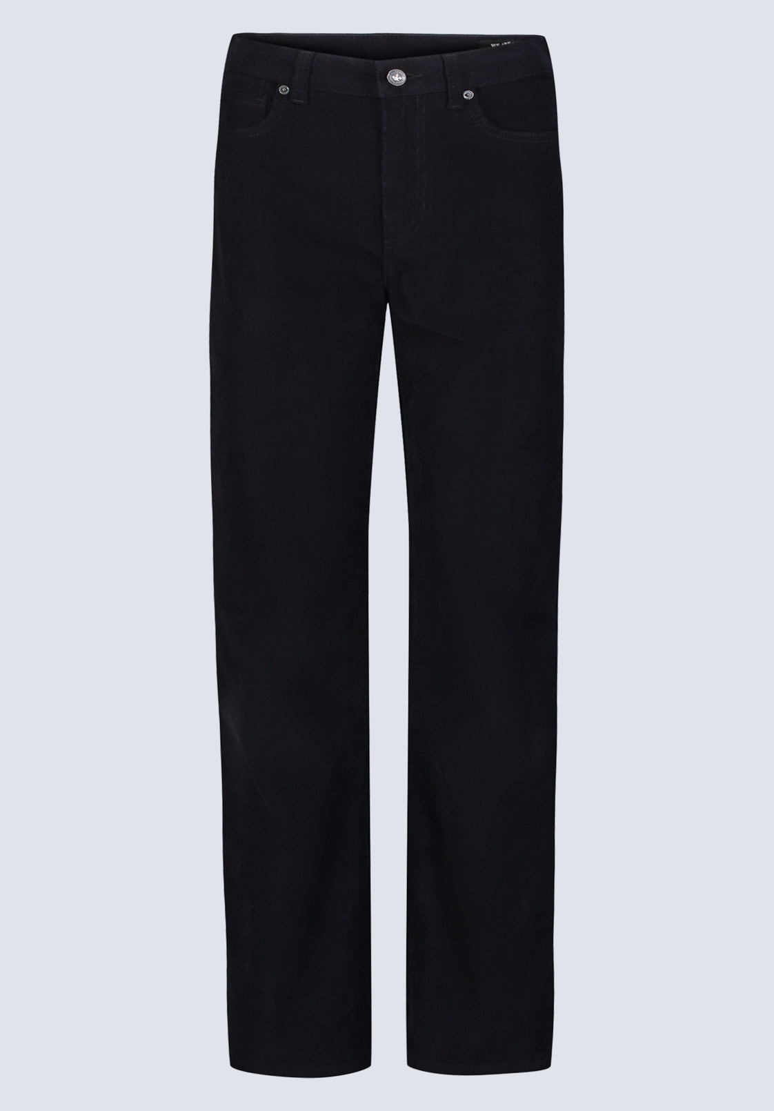 Mid Rise Straight Mary Women's Pants. Rinse Washed Black - BL16007