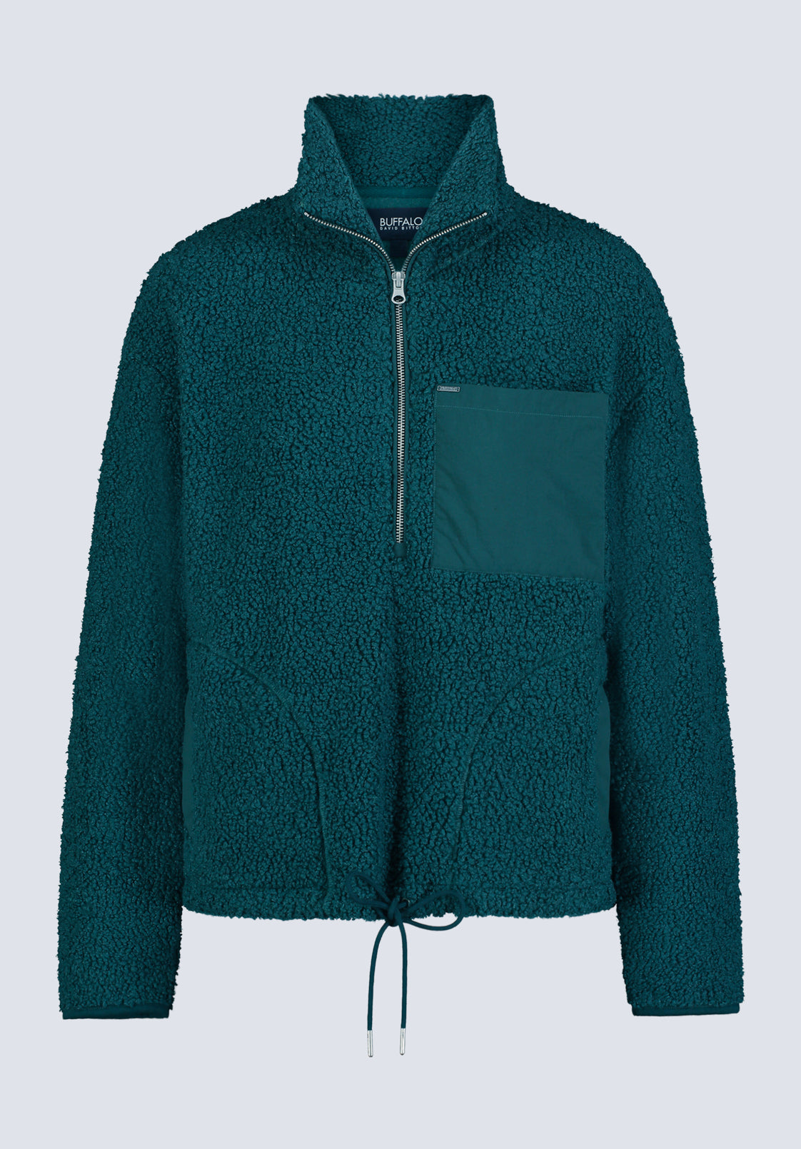 Sena Women's Sherpa Jacket with Chest Pocket. Dark Sea - JK0036F