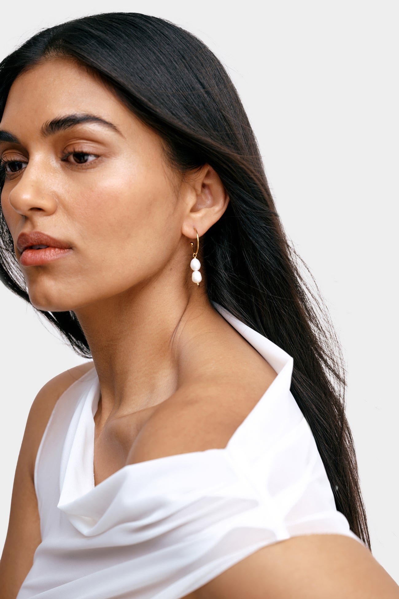 Fresca Pearl Hoop