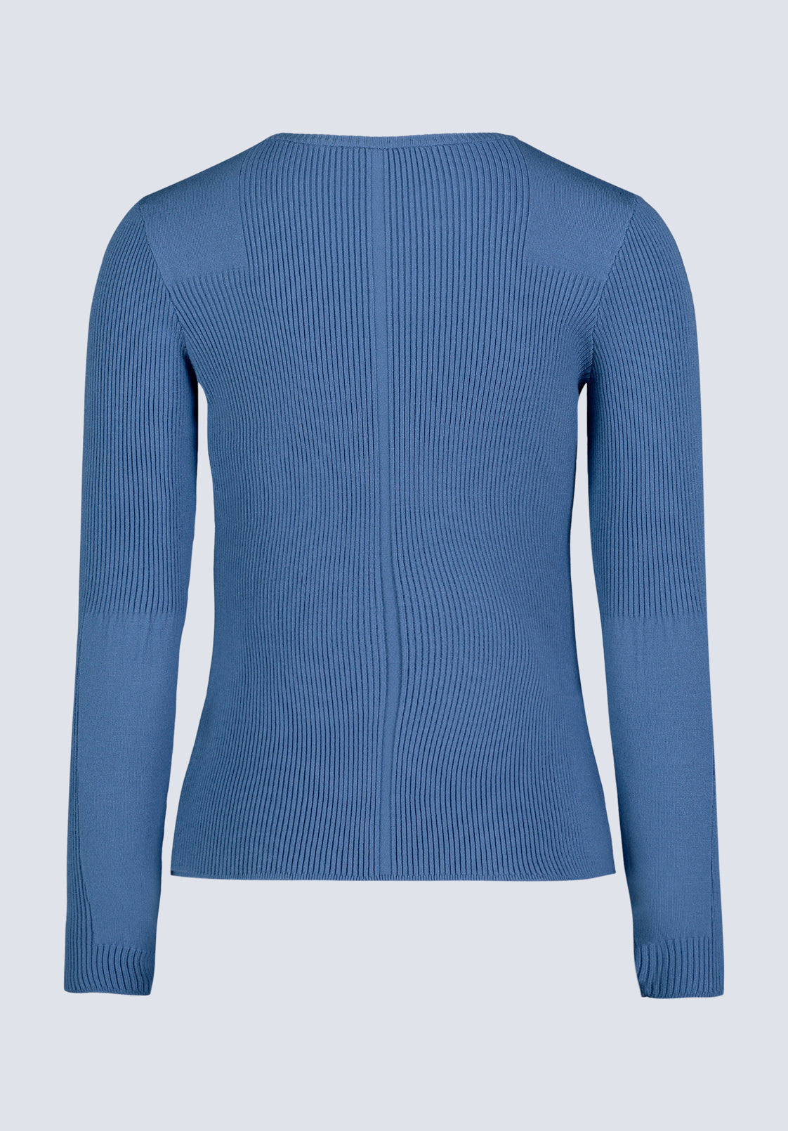 Zoella Women's Close-Fit Ribbed Sweater Top. Coronet Blue - SW0098F