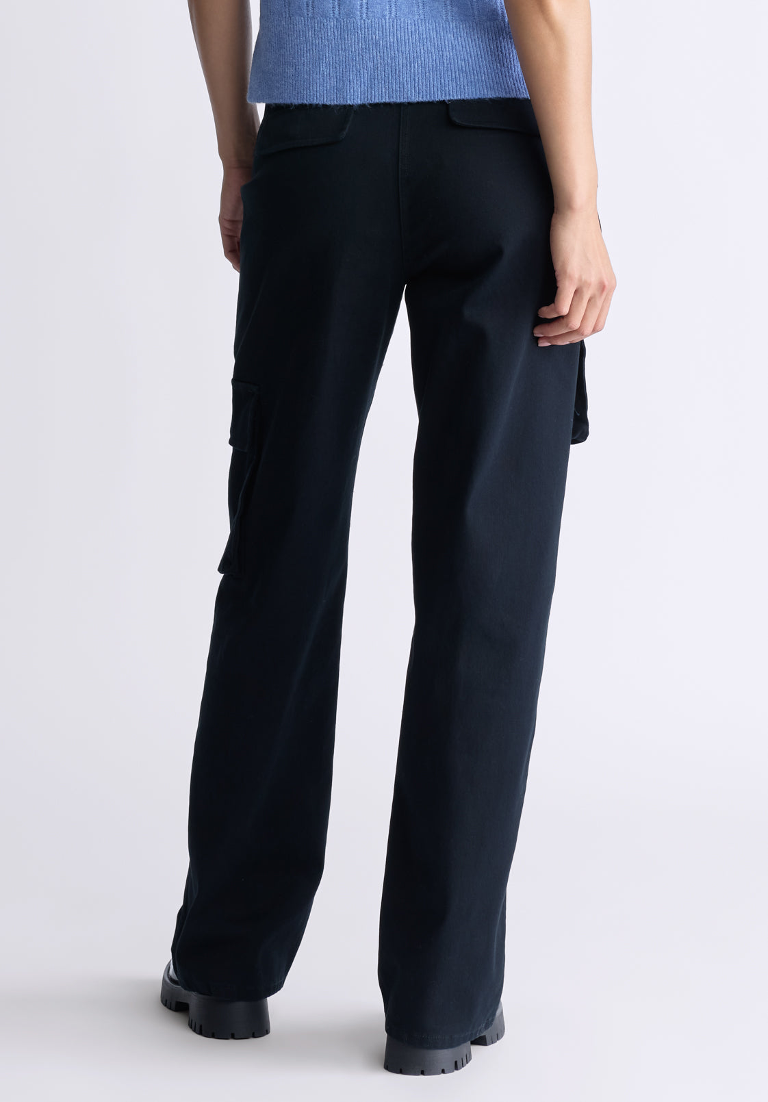 Fellie Women's Cargo Pants. Black - WB0011F