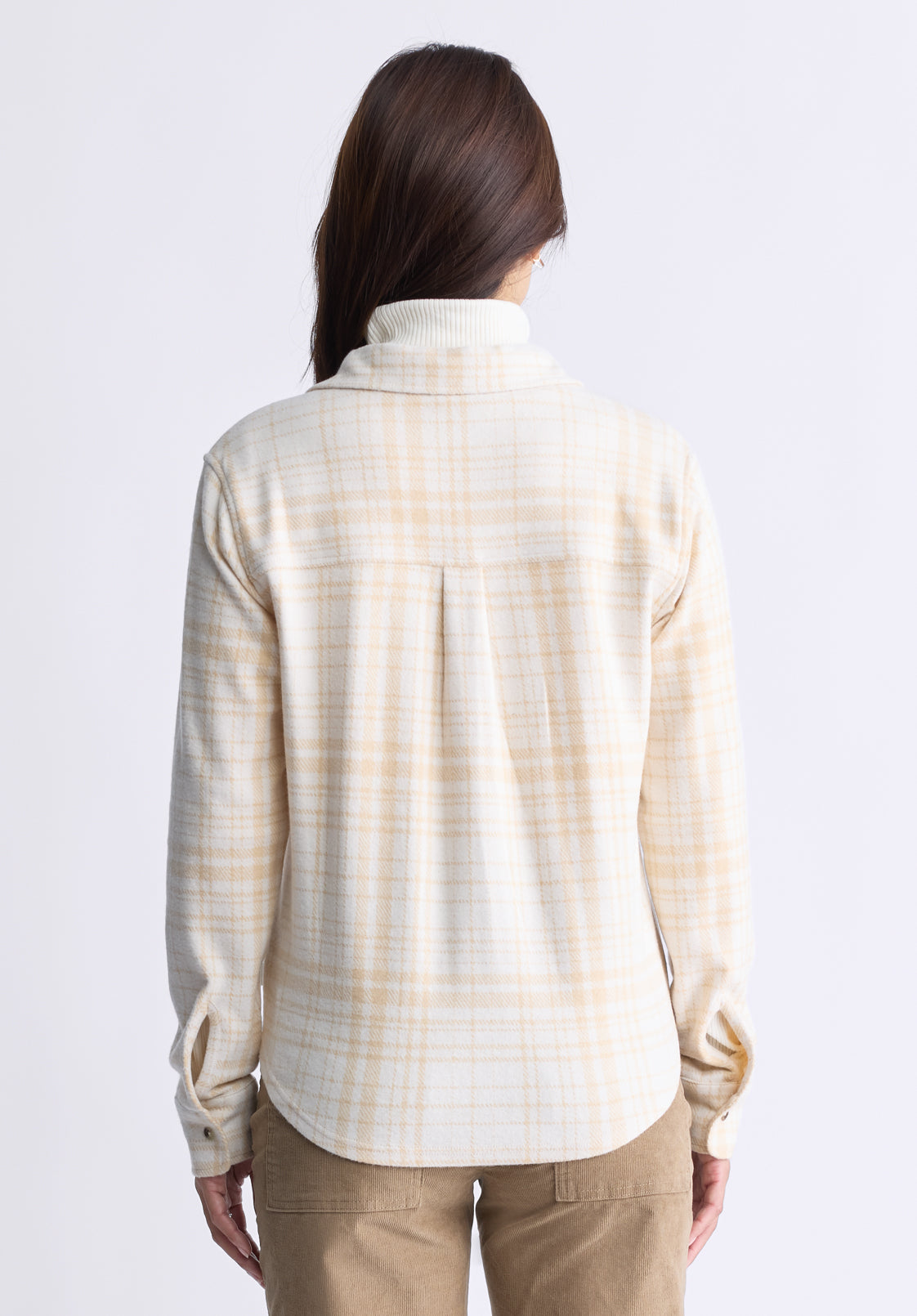 Georgie Women's Long-Sleeved Shirt. Biscotti Beige - KT0124F