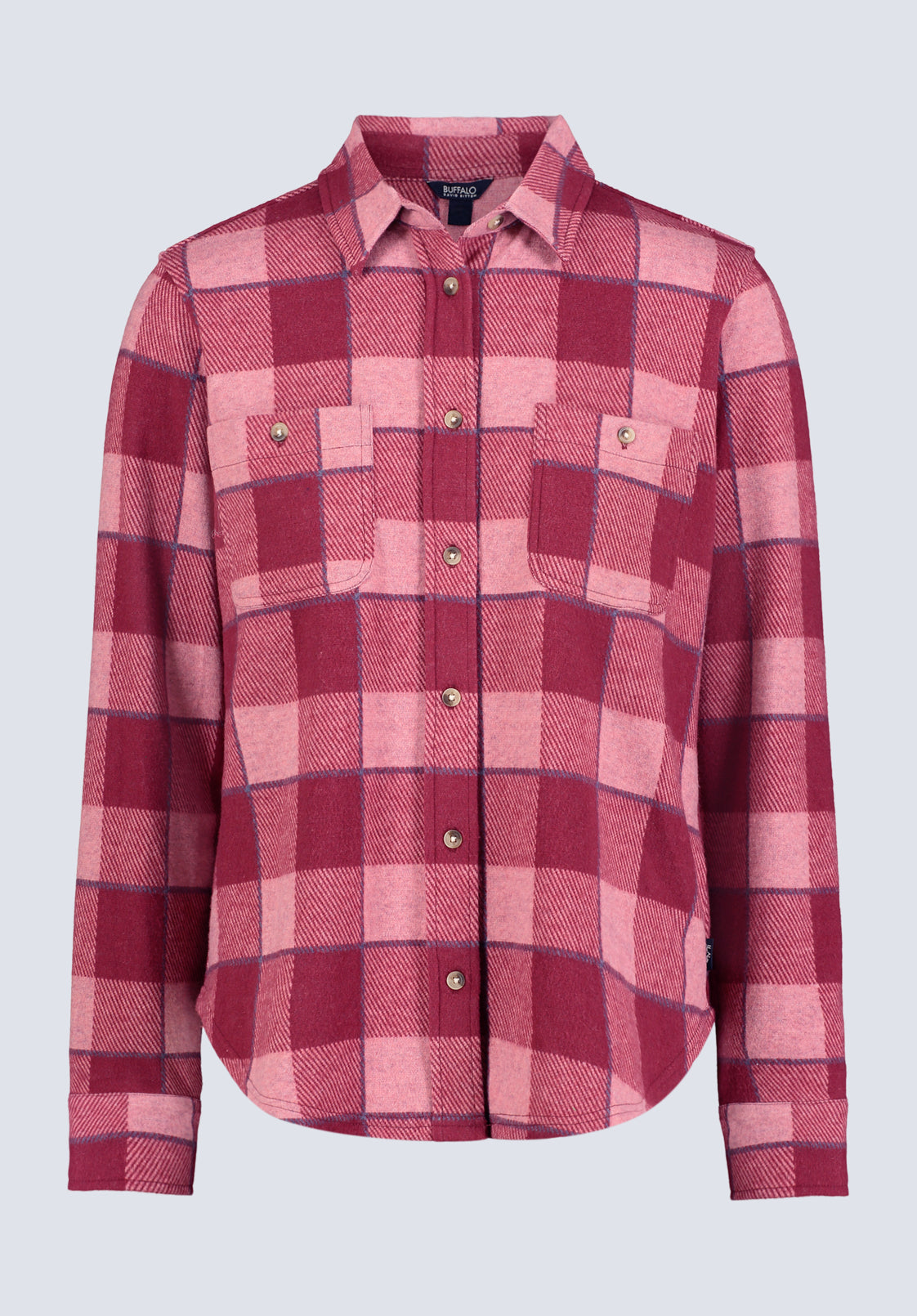 Georgie Women's Long-Sleeved Shirt. Beaujolais Red  - KT0124F