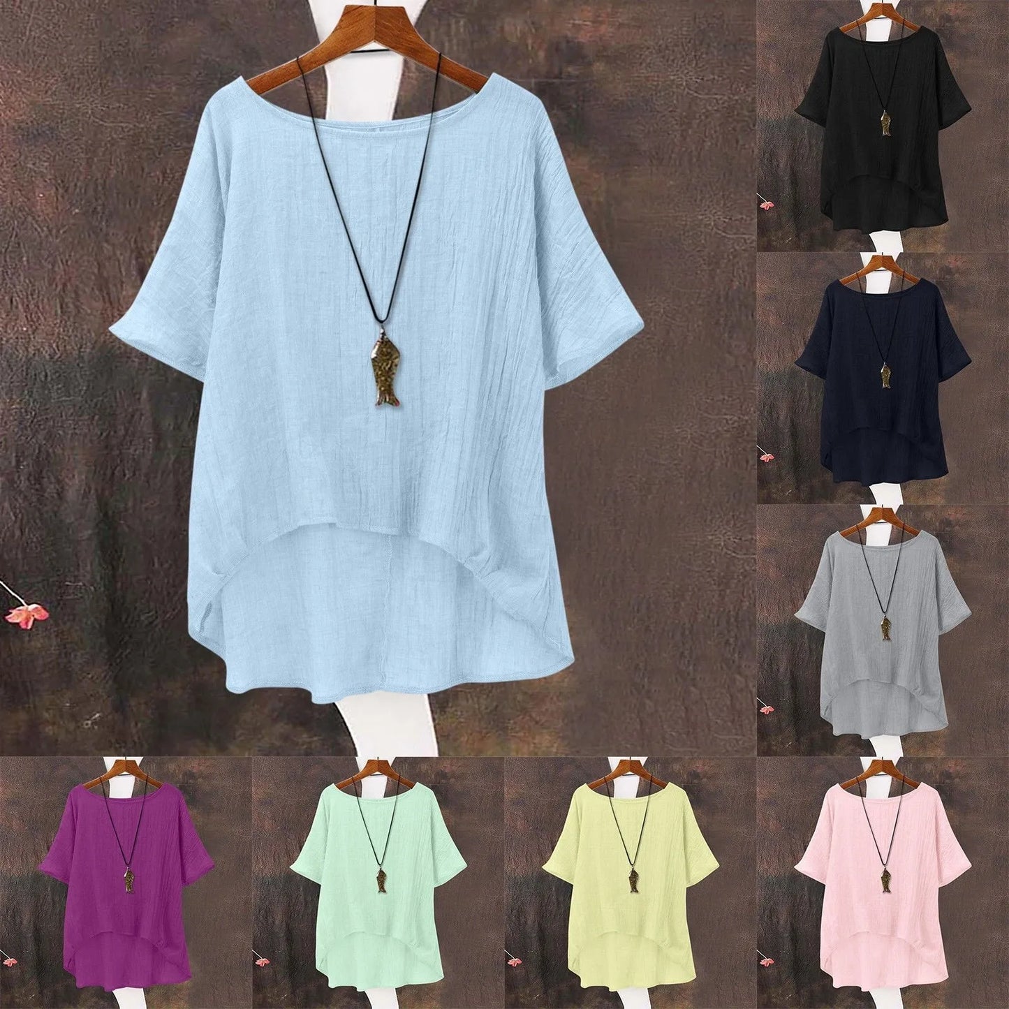 Woman Clothes Fashionable Ladies Summer Cool Casual Loose Linen Tops Ropa Mujer Camisetas Mujertops For Woman футболка женская