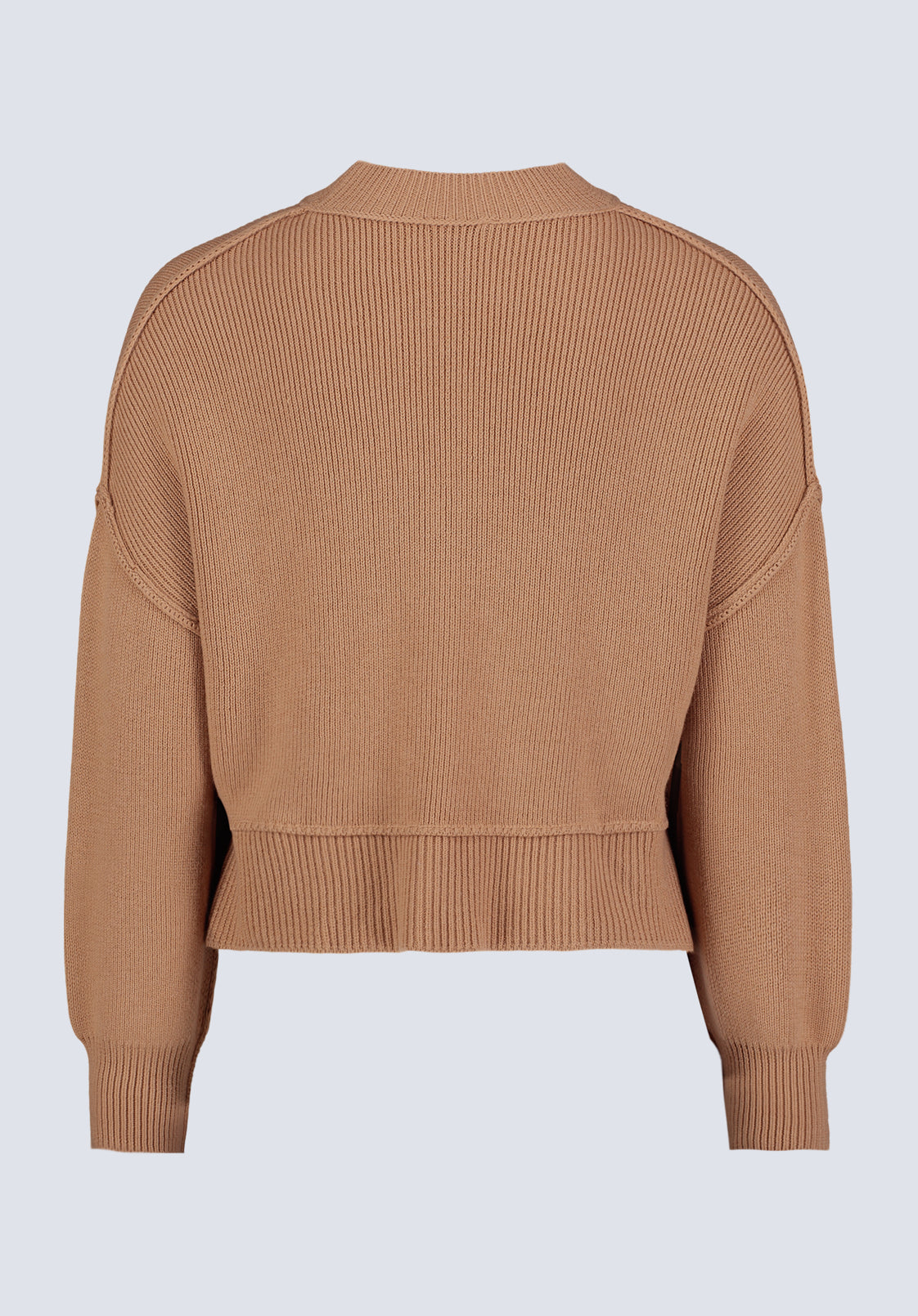 Seema Women's Long-Sleeve Loose-Fit Sweater. Croissant - SW0095F