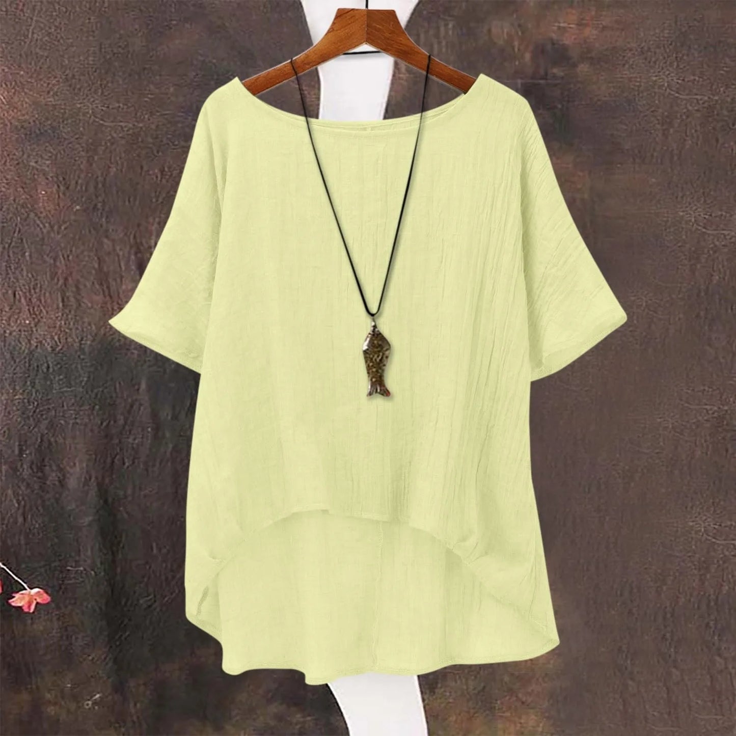 Woman Clothes Fashionable Ladies Summer Cool Casual Loose Linen Tops Ropa Mujer Camisetas Mujertops For Woman футболка женская